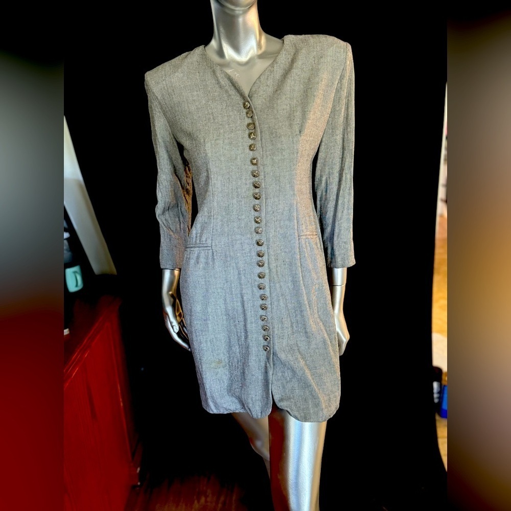 Petite Vintage Blazer Style Dress